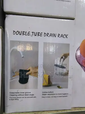 Double Tube Drain Rack
