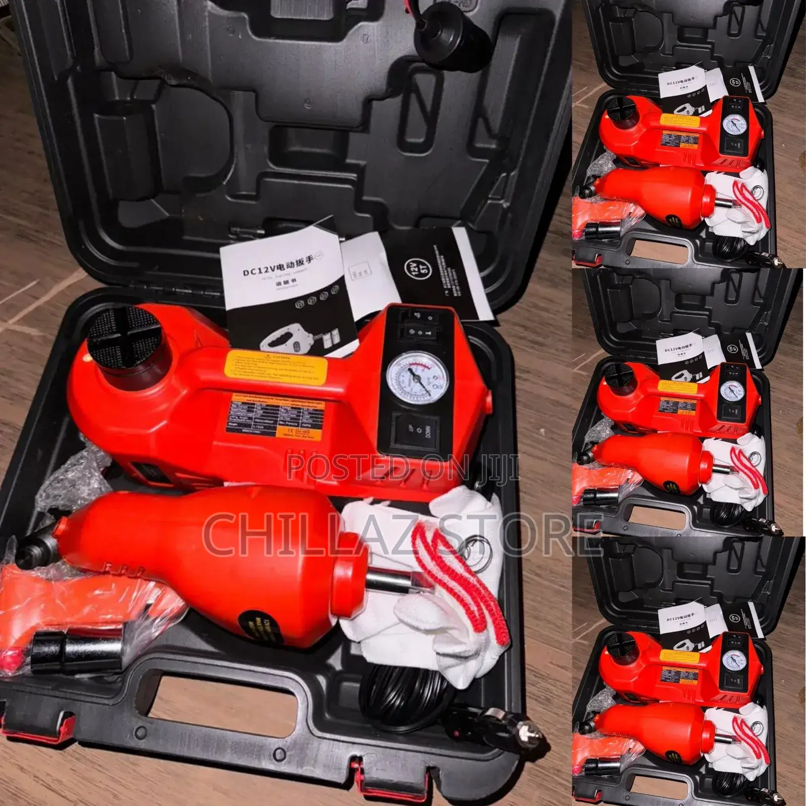 4 in 1 Electric Car Jack Kit