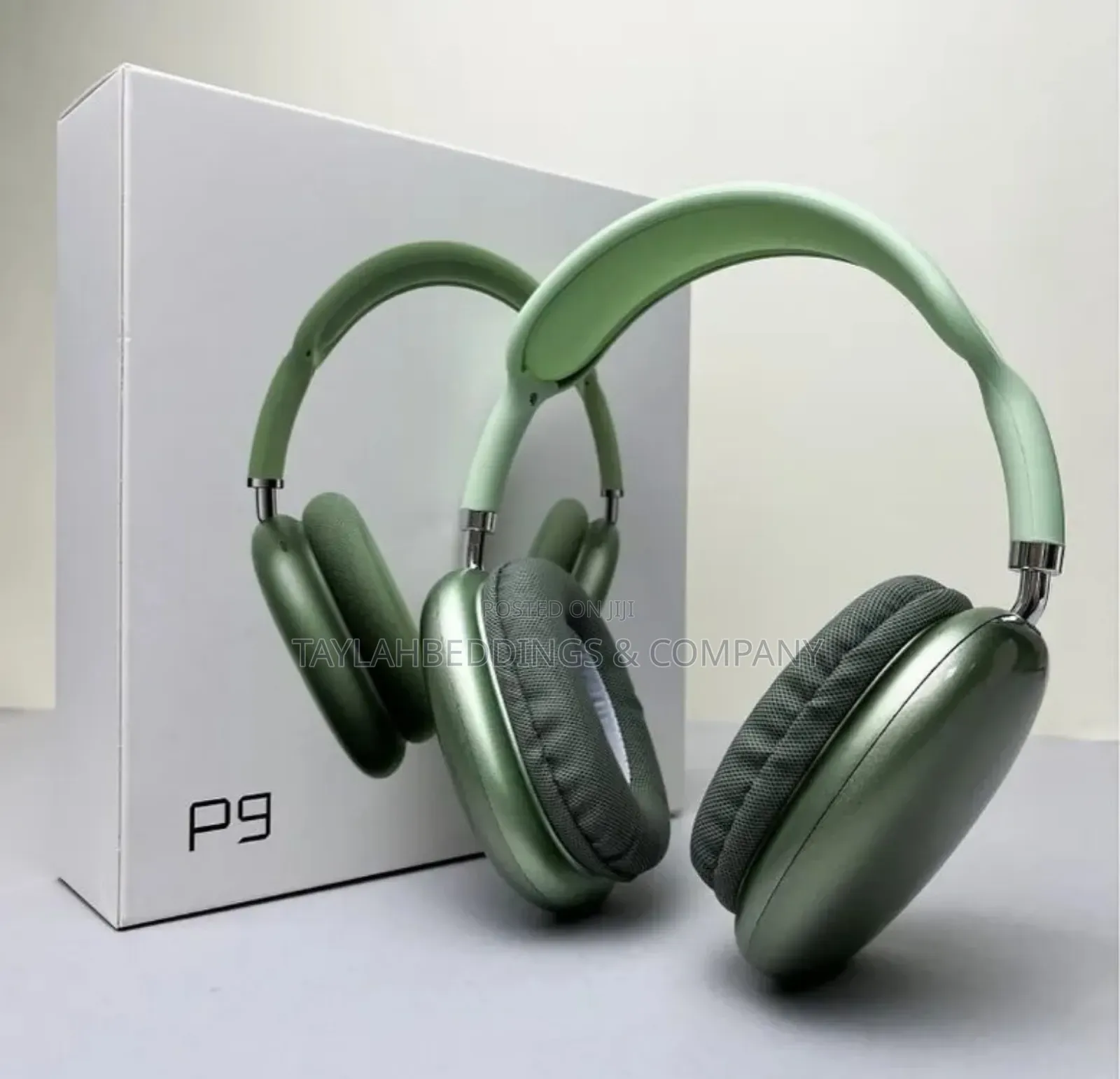 P9 Wireless Bluetooth Hifi Bass Over Ear Headphones - Green