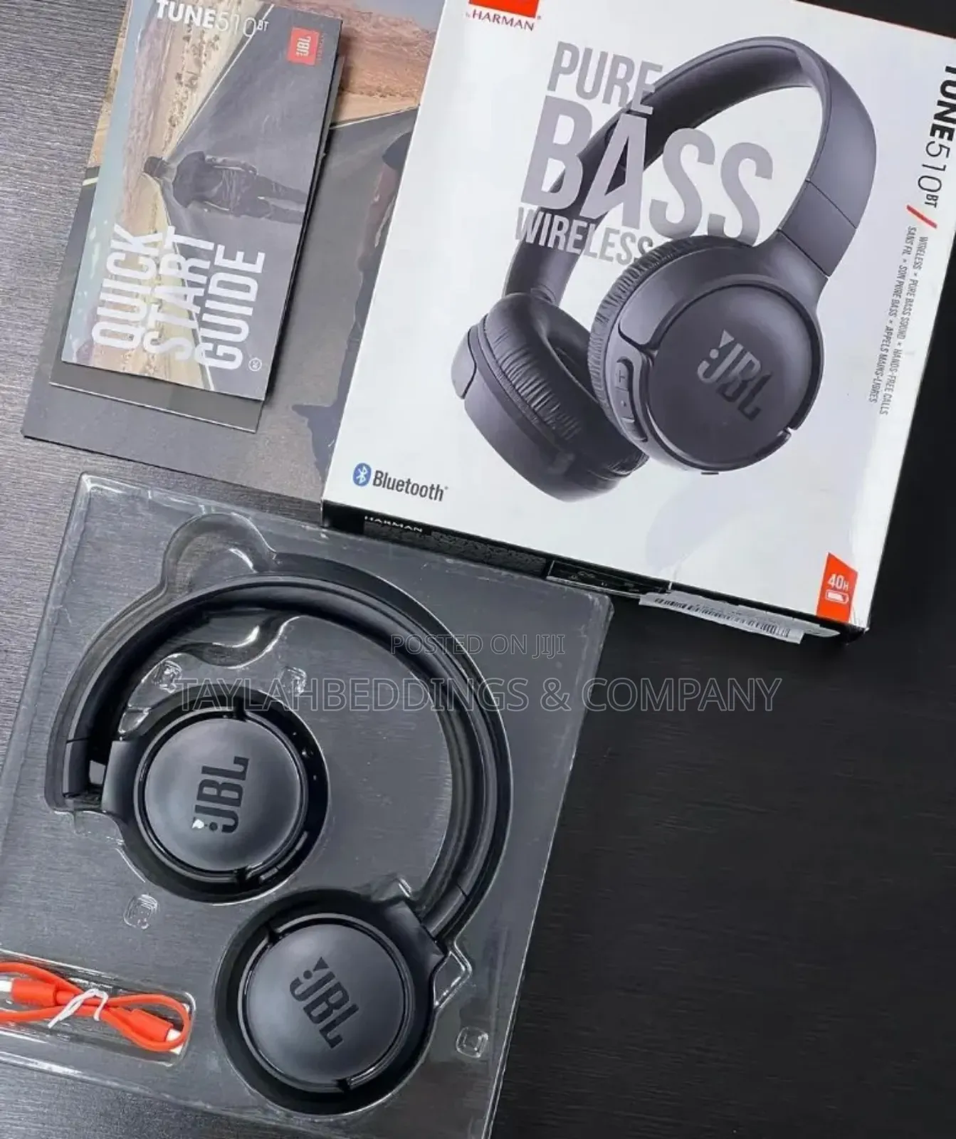 JBL Tune Bluetooth Wireless on-Ear Headphones - Pure Bass