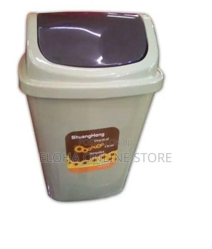 Nice Small in and Out Waste Bin With Its Cover