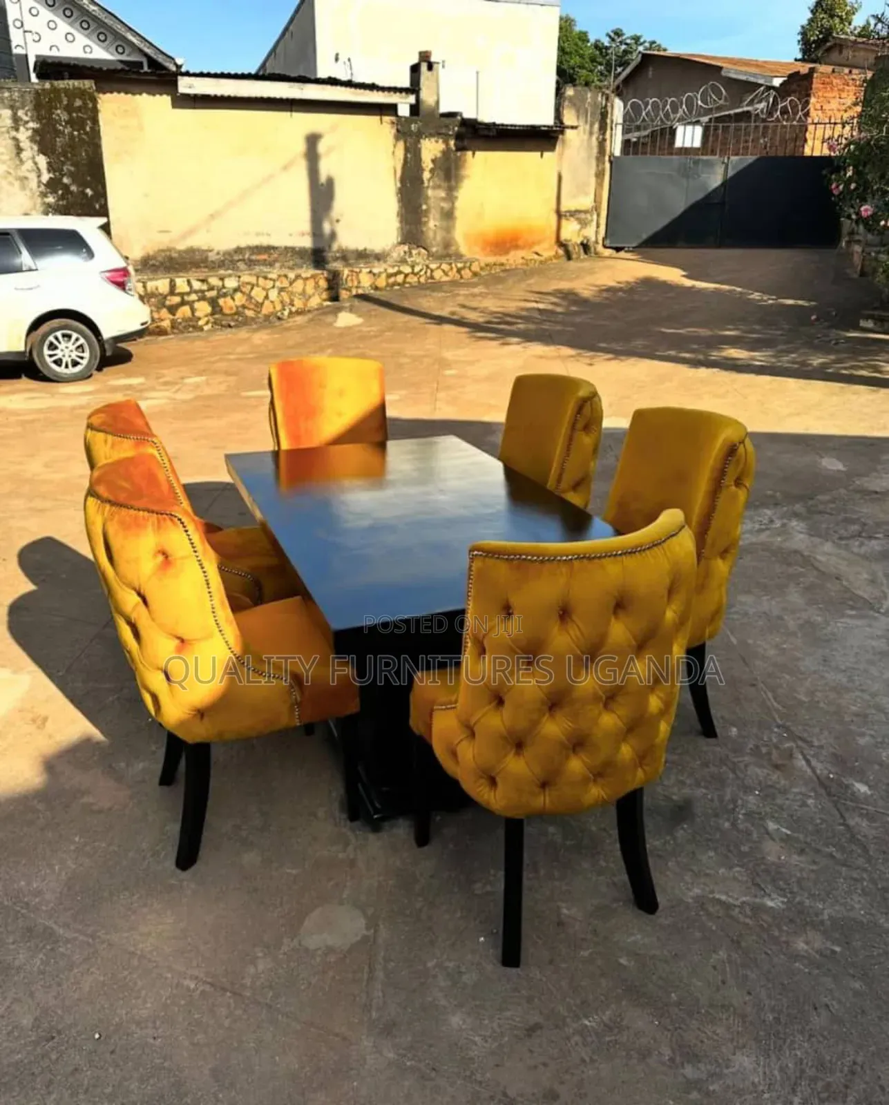 6 Sitter Tufted Dinning Table on Order