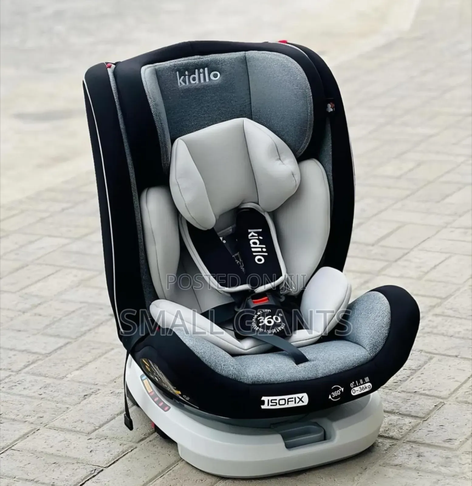 Kidilo 360° Rotation Car Seat With Isofix
