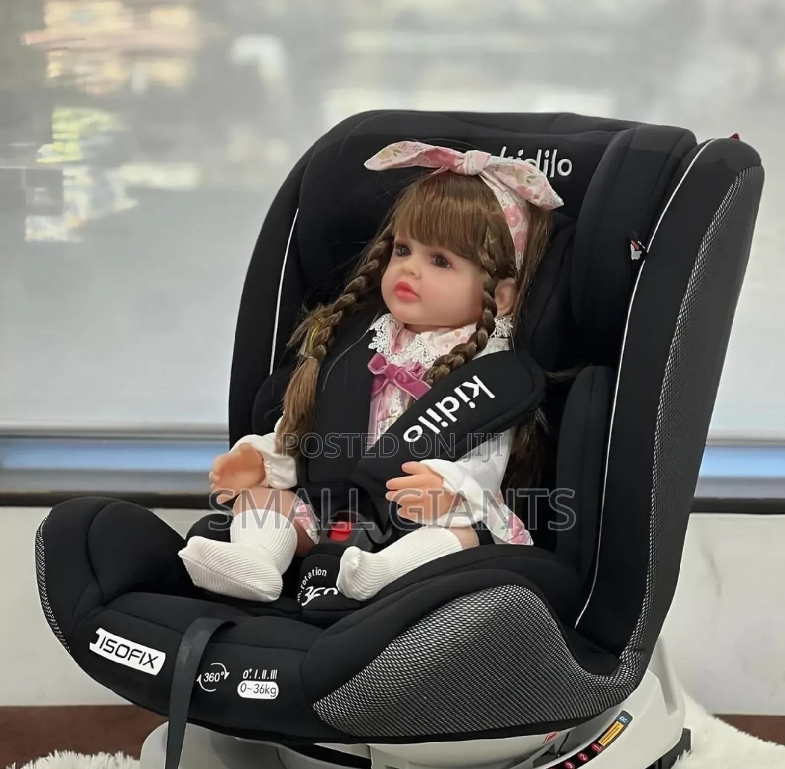 Kidilo 360° Rotation Car Seat With Isofix