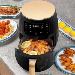 6litre/ 6L Free Oil Healthy Air Fryer - Black,Green