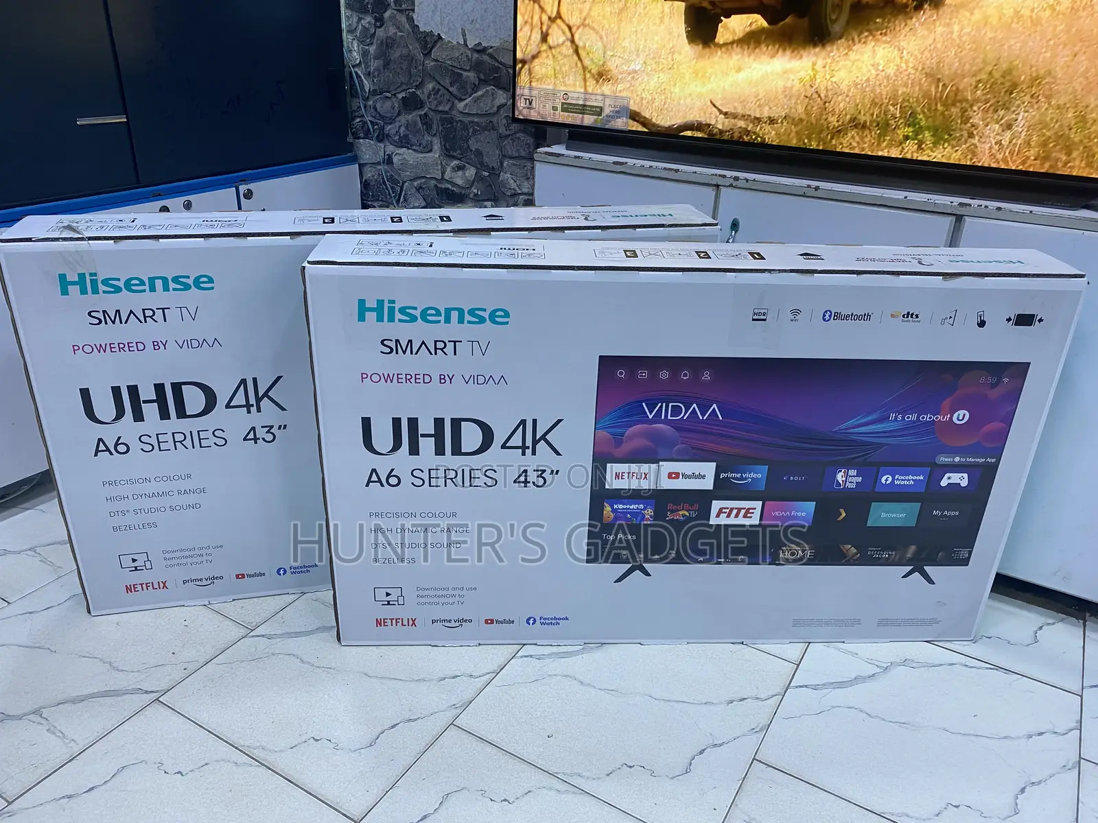 Hisense 43 Inch Uhd Smart Tv A6 Series With Apple Airplay