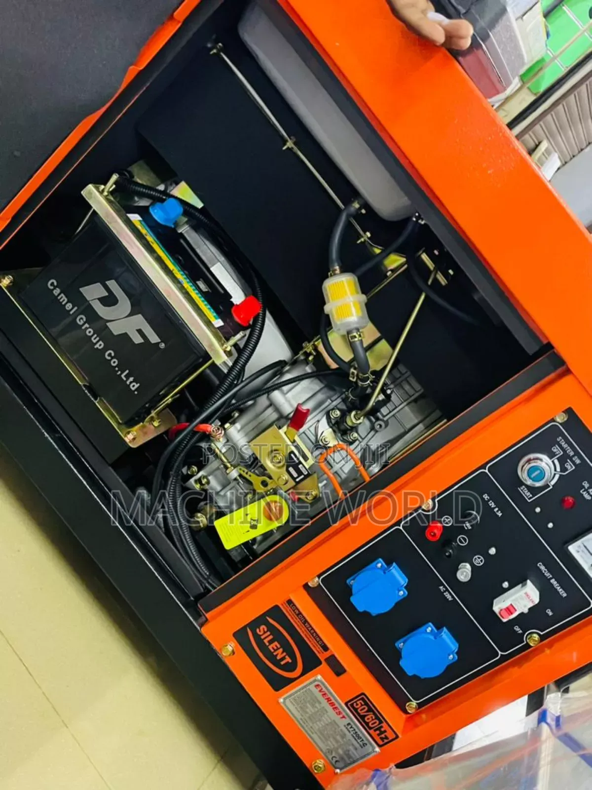 5.5kw/Kva Generator 220v/50hz Silence (190F Engine)