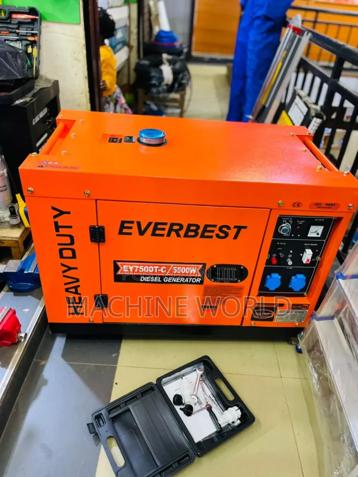 5.5kw/Kva Generator 220v/50hz Silence (190F Engine)