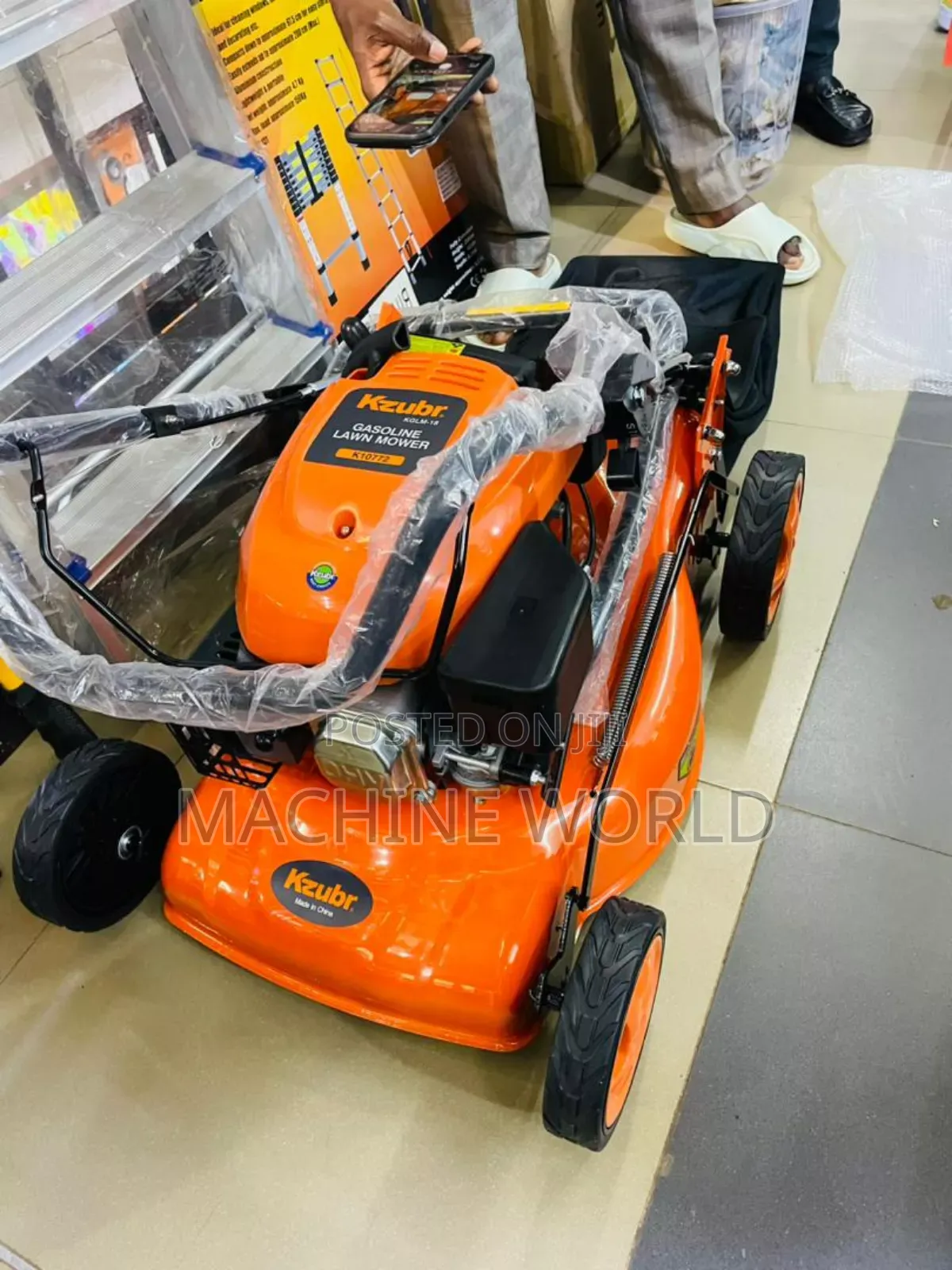Kzubr Lawn Mower /Grass Trimmer (Fuel) Pushable Mower