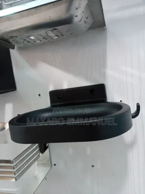 Black Aluminum Soap Dish