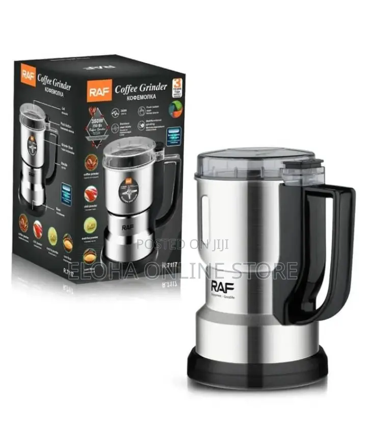 RAF Multifunctional Stainless Steel Blade Coffee Grinder