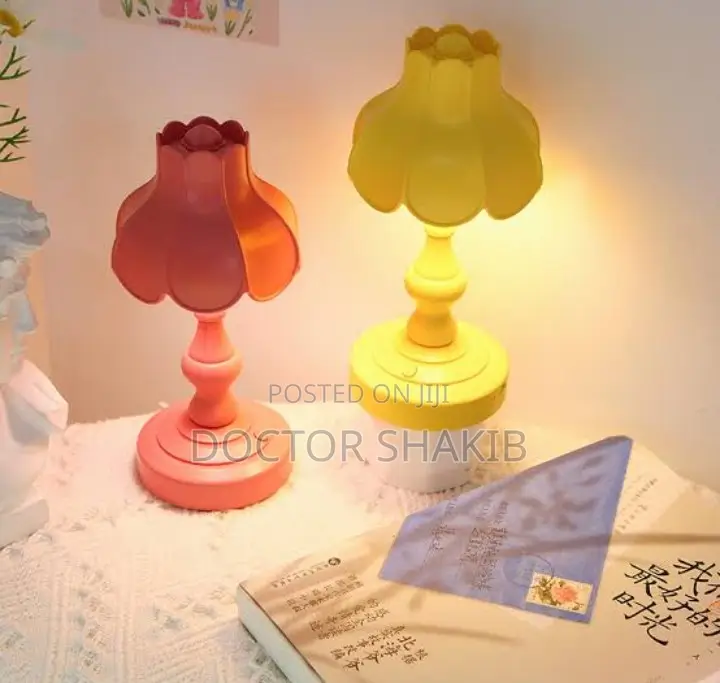 Nordic Retro Eye Protection Vintage Style Led Lotus Light