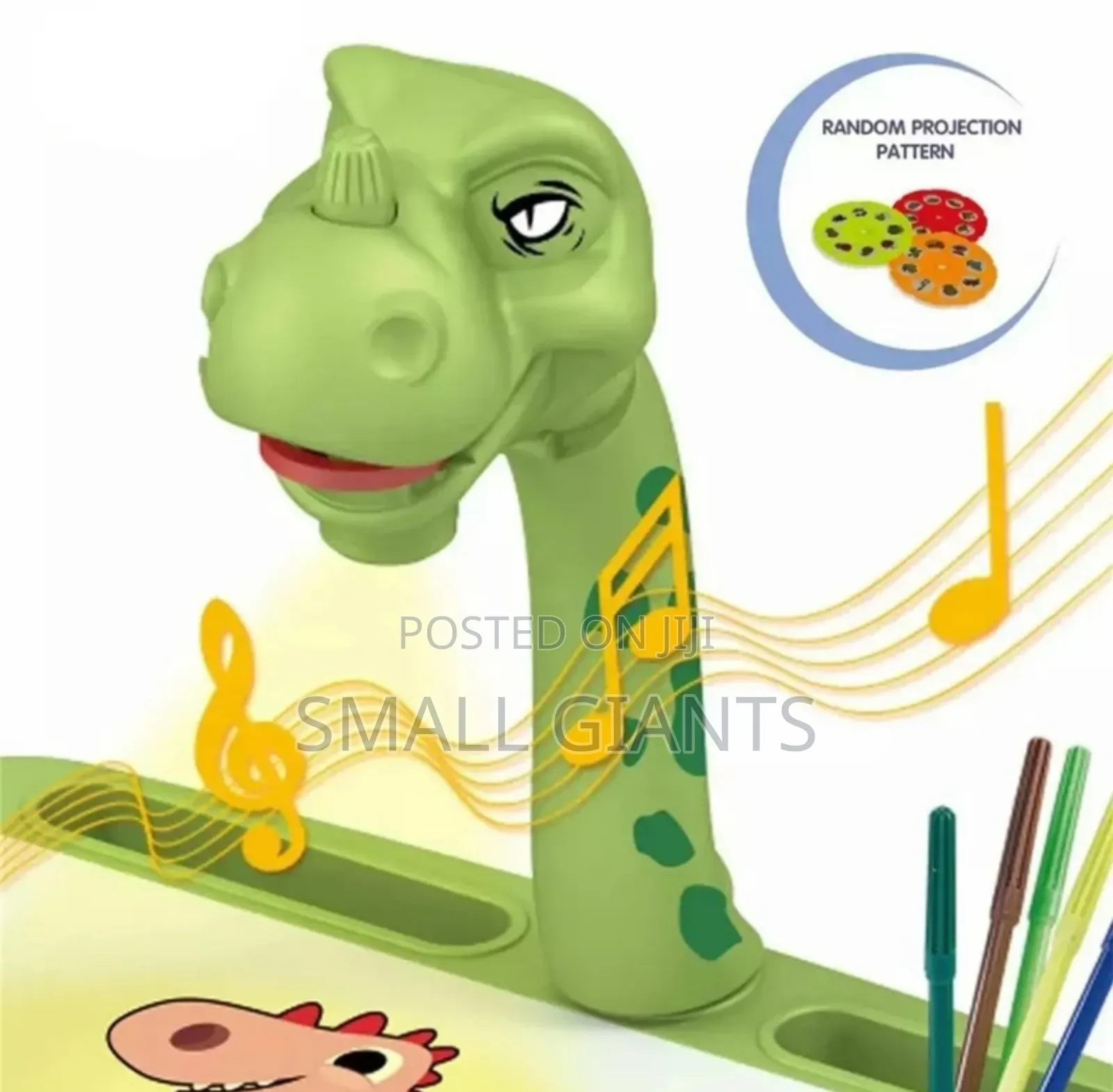 Dinosaur Projection Drawing Learning Table With Kids Chair