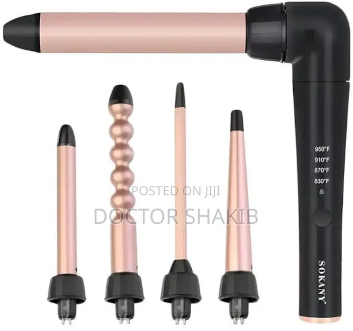 Brand New 5-in-1 Sokany Hair Curler Set