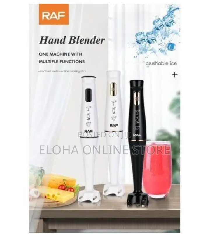 RAF 800W Hand Blender With Stainless Steel Blades