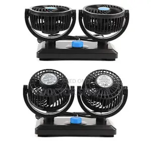 Oscillating Double Headed Vehicle Fan