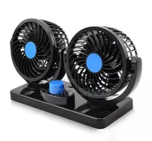 Oscillating Double Headed Vehicle Fan