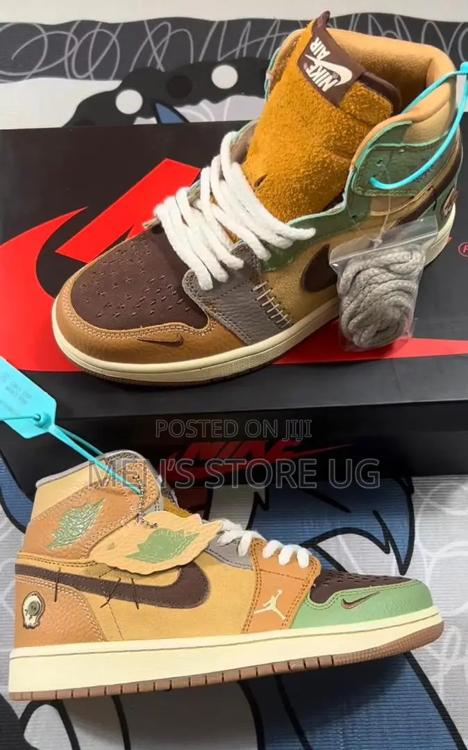 Nike Air Jordan 1 Long Neck High Top Cocoa Men’S Sneakers