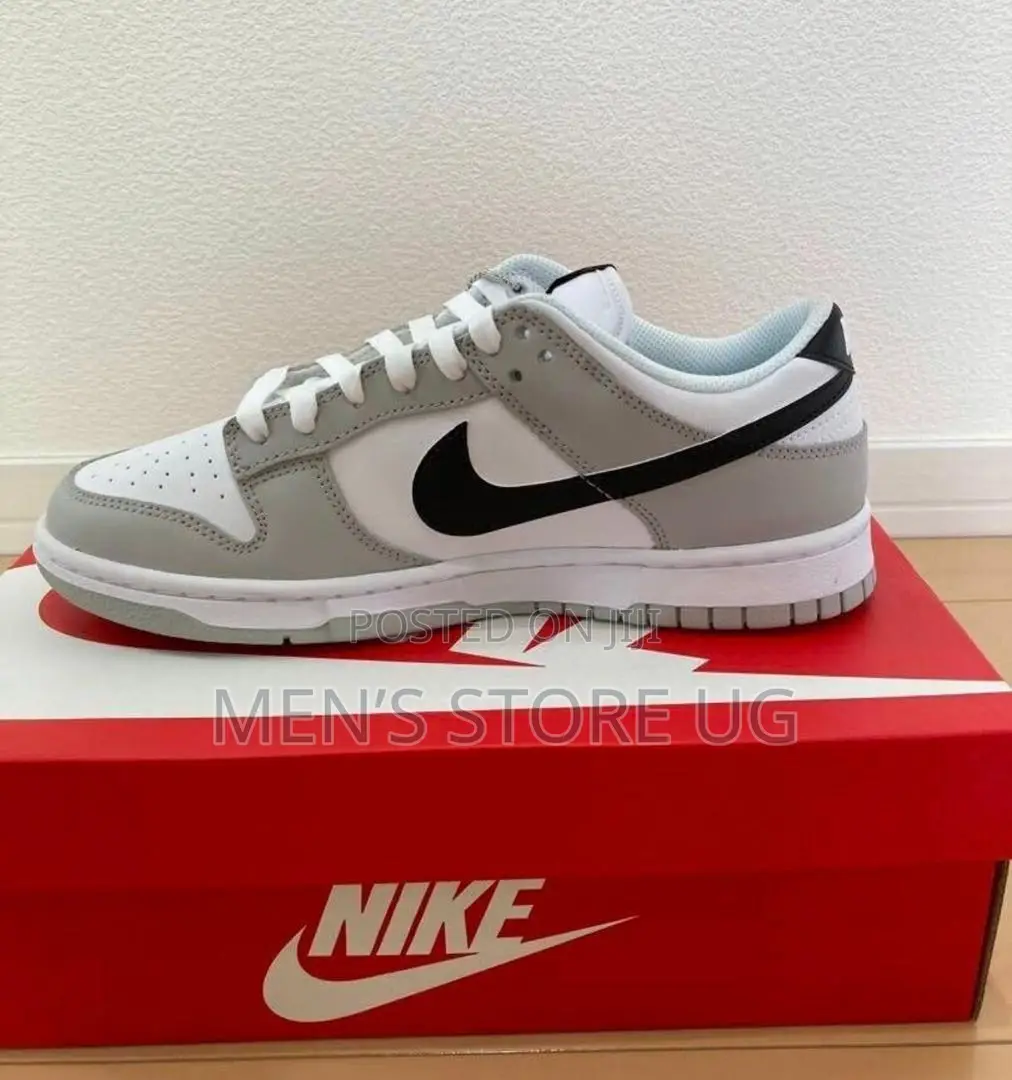 Nike Air Dunk Sb Low Gray White And Black