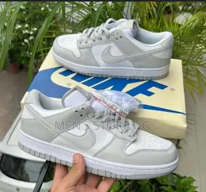 Nike Air Dunk Sb Low Gray White And Black