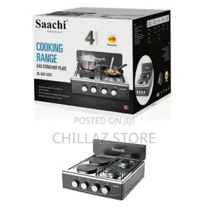 Saachi Gass Stove Cooker With Hot Plate