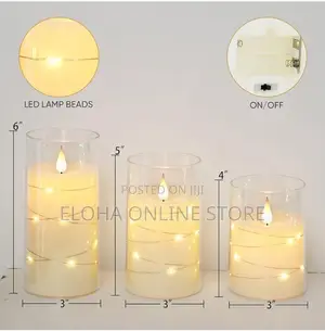 1 Pc LED Candles With Strip Lights