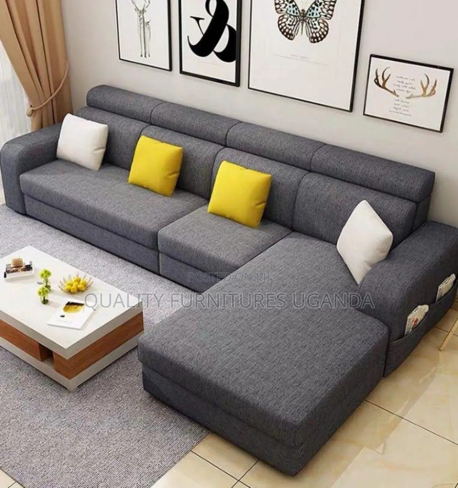 L Sofa Set in Your Favourite Colour