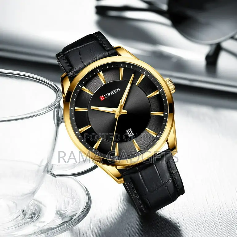 Quartz Watch Men Business Dress Leather Wrist Watches