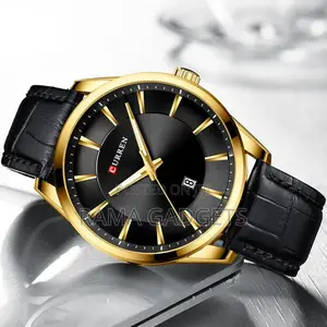 Quartz Watch Men Business Dress Leather Wrist Watches