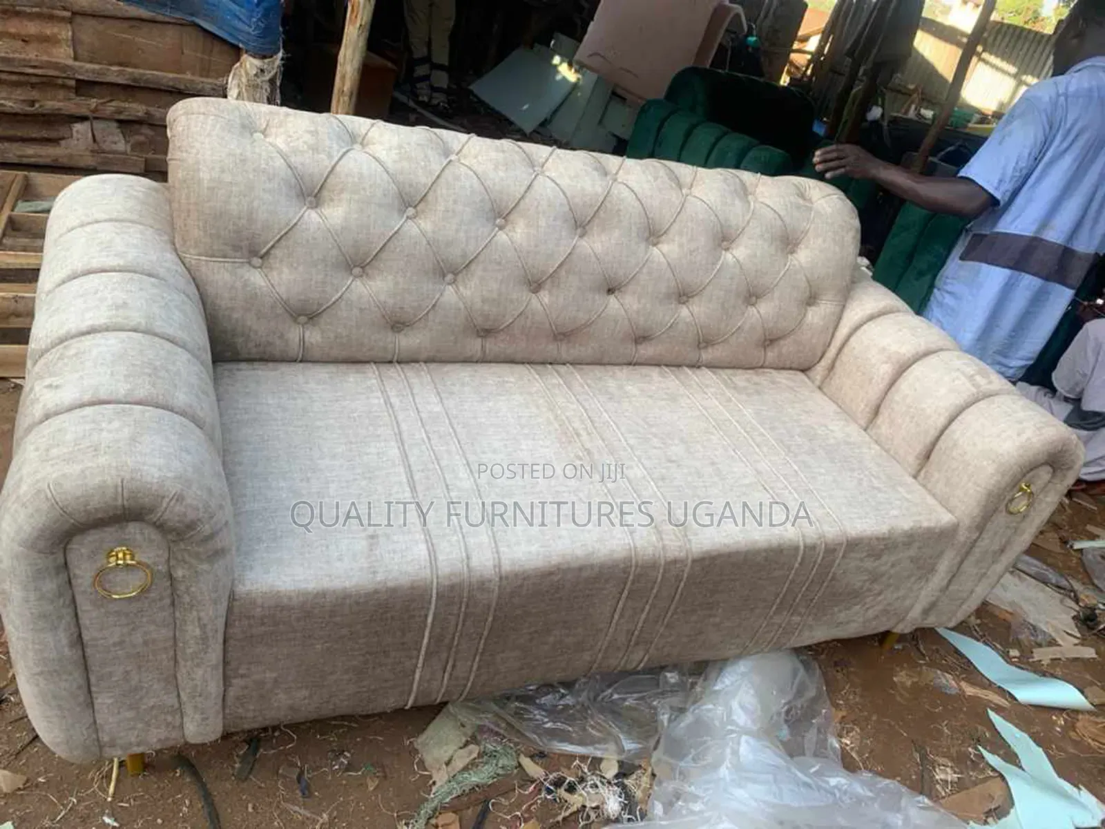 3 Sitter Chesterfield Sofa Seat on Order