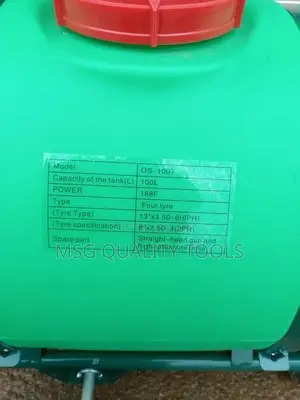 4 Wheel Garden Sprayer 100ltrs