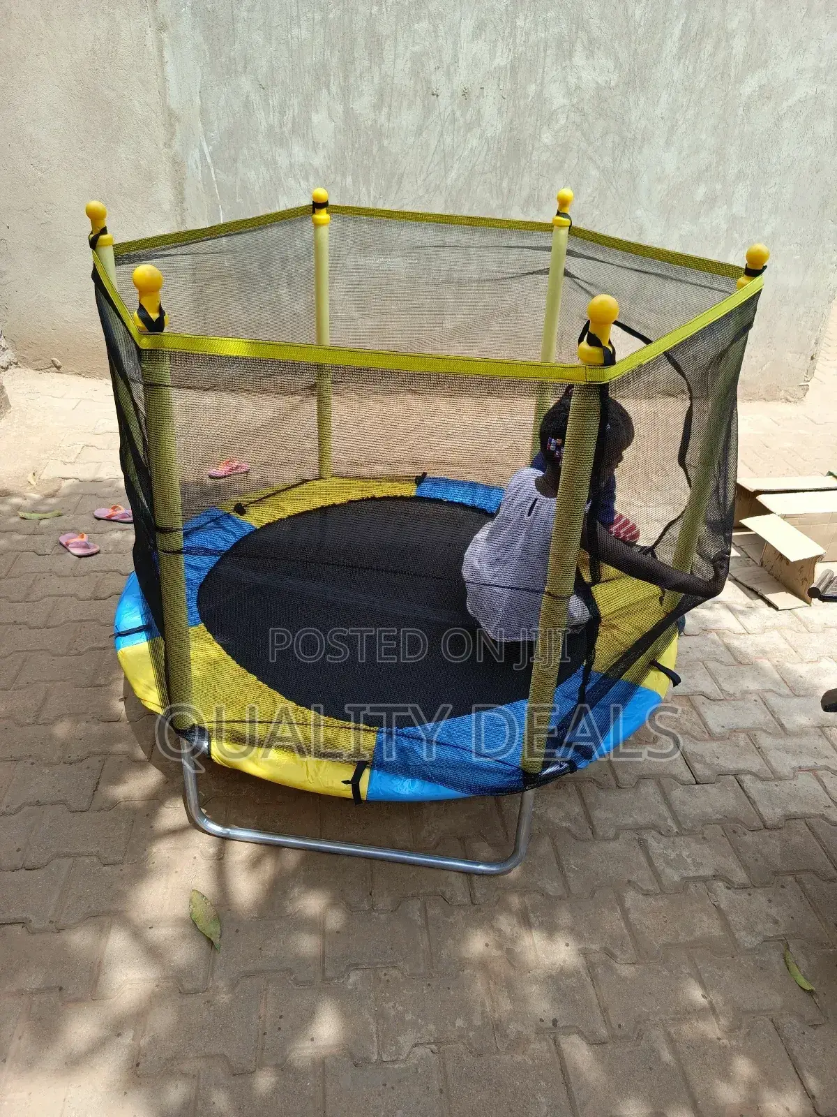 Kids Play Trampoline