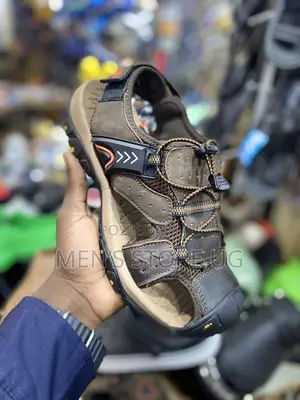 Men’S Genuine Open Flat Sandal Shoes