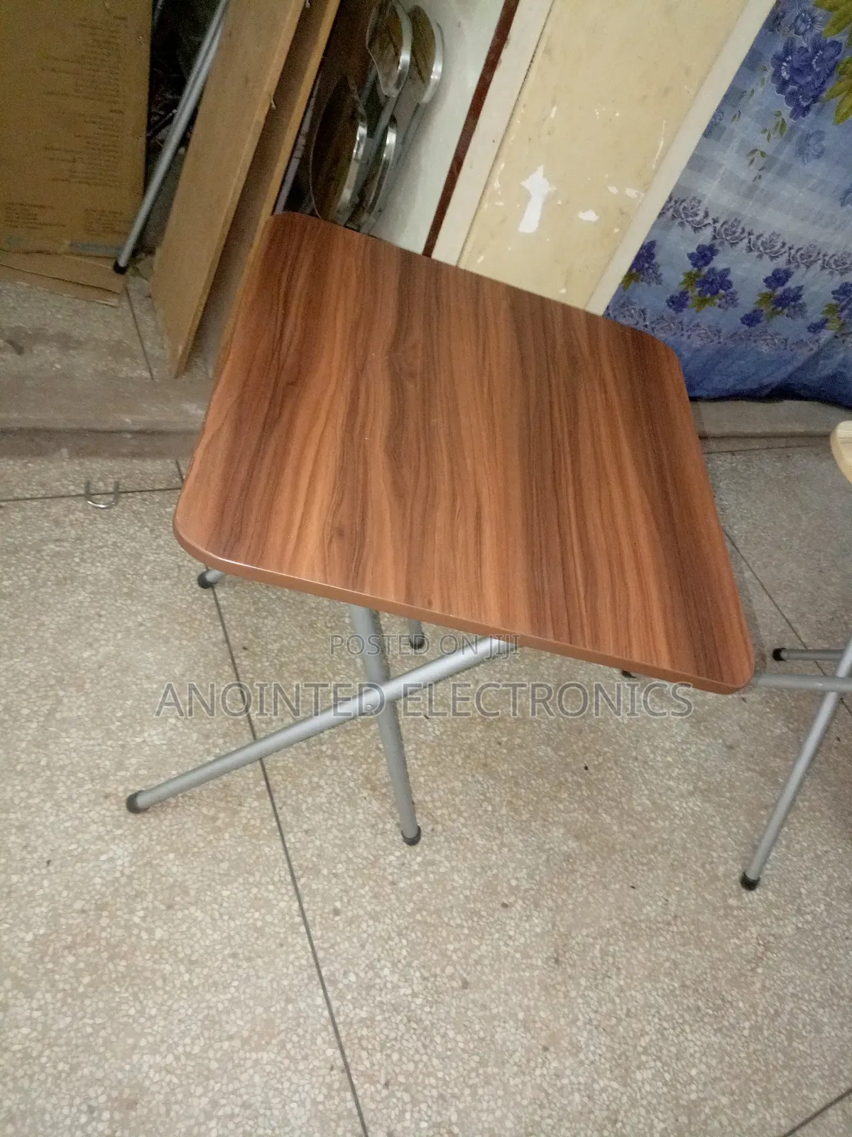 Coffee Brown Reading Table Foldable
