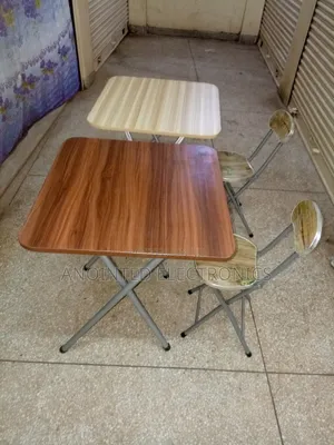 Foldable Reading Table With 1 Chair