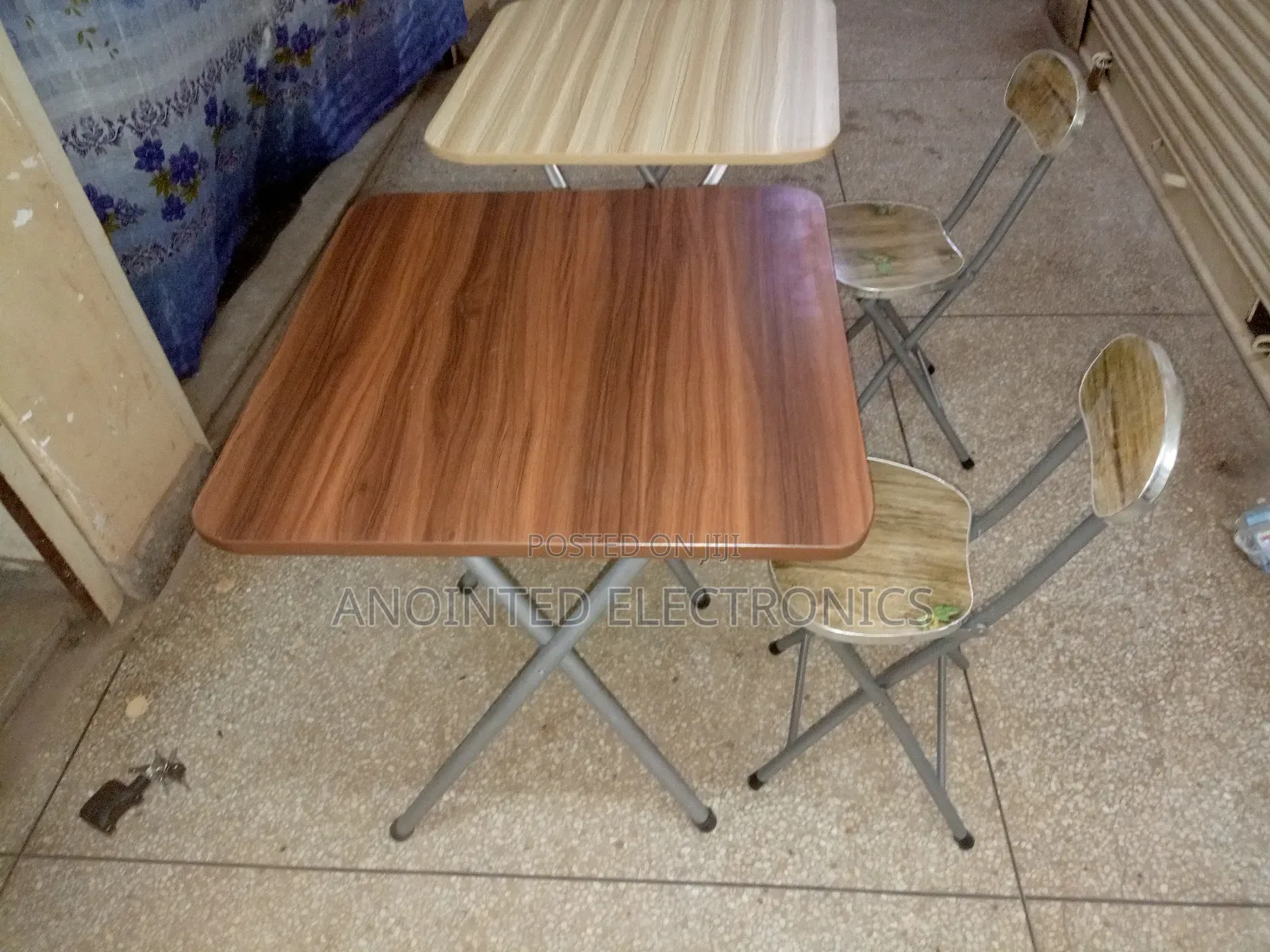 Foldable Reading Table With 1 Chair