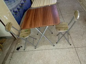 Foldable Reading Table With Two Chair