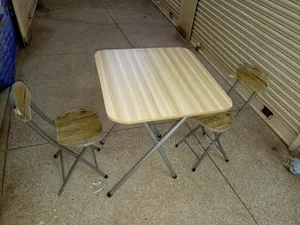 Foldable Reading Table With Two Chair