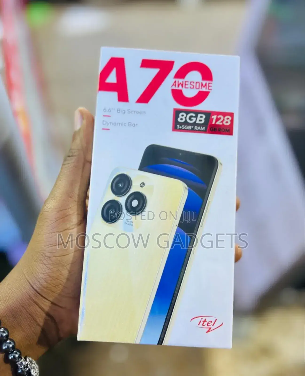 Itel A70 128 GB Black