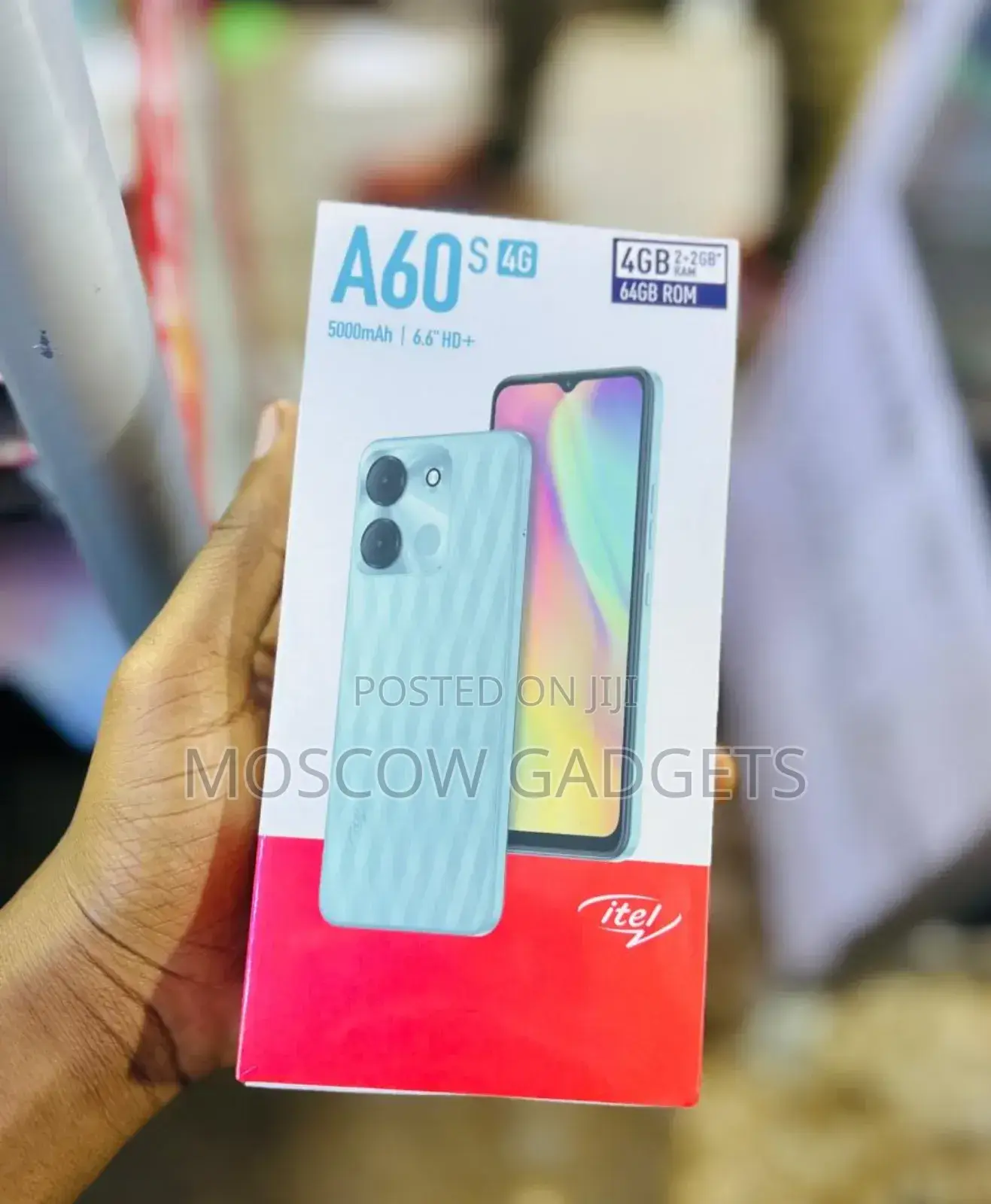 New Itel A60s 64 GB Black