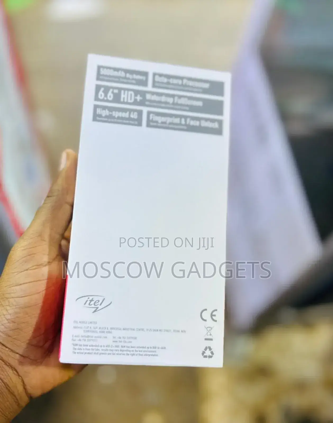 New Itel A60s 64 GB Black