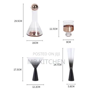 Casserole Crystal Glass Set