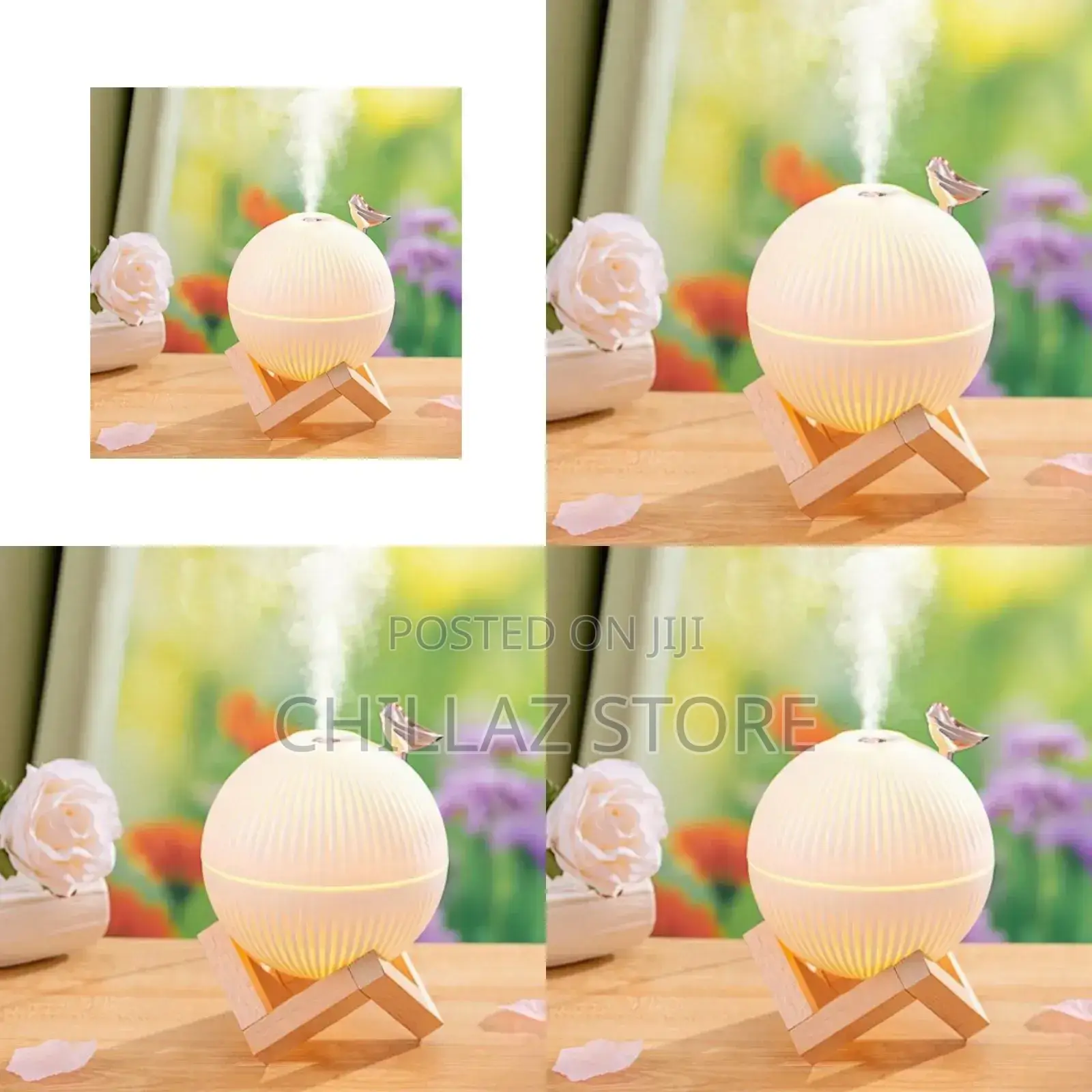 Portable Air Humidifier With Wooden Stand