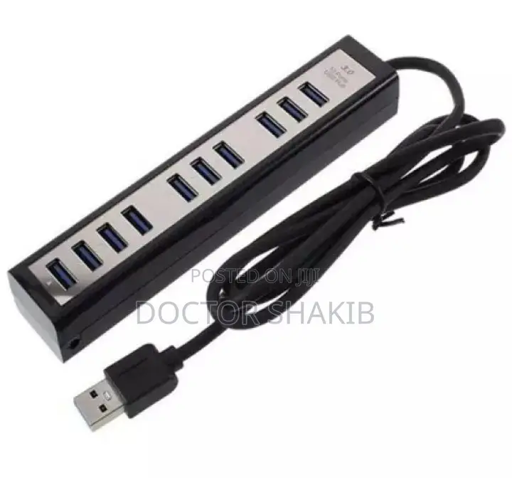 Generic 10 Ports USB Hub Support 2 TB