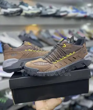 Original Brown Men’S CATERPILLAR Casual Leather Sneakers