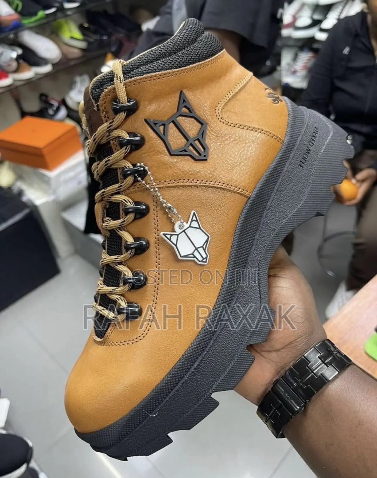 Original Leather High Top Luxury Naked Wolfe Ankle Boot