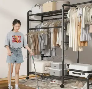 Clothing Rack Storage Metal Clothing Rack