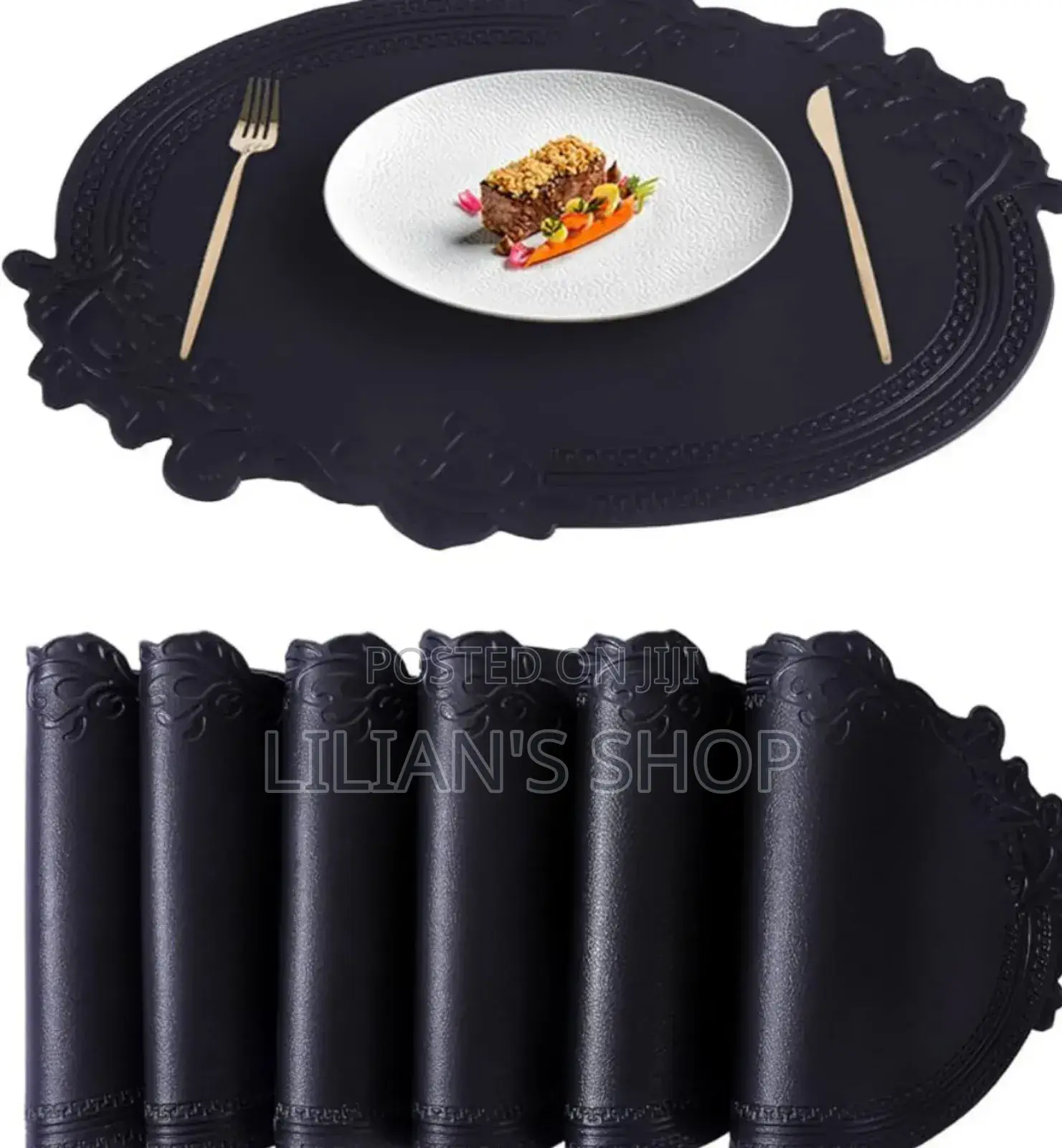 12pcs Non Slip Table Ware Placement Mats