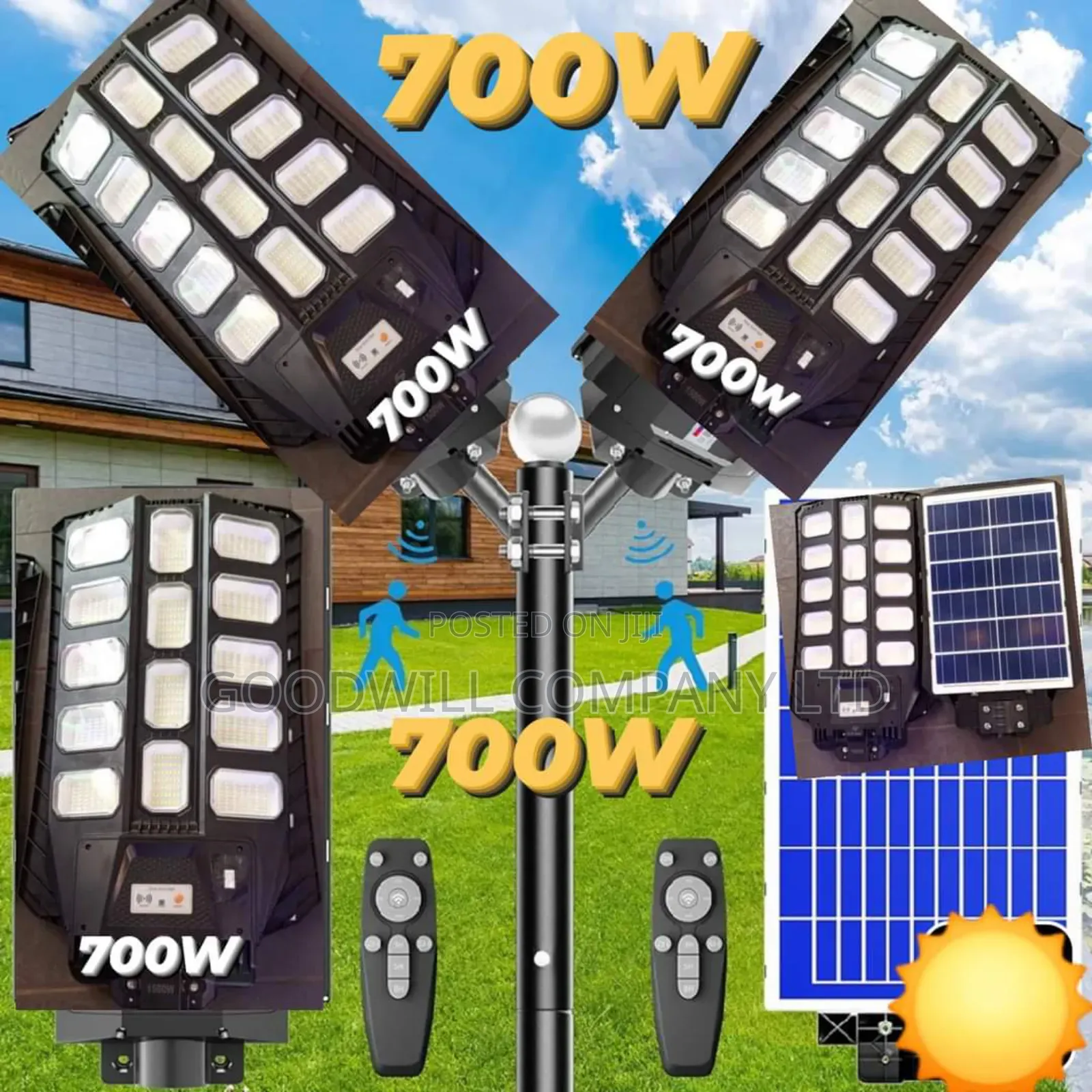 700w Solar Street Light With German Module