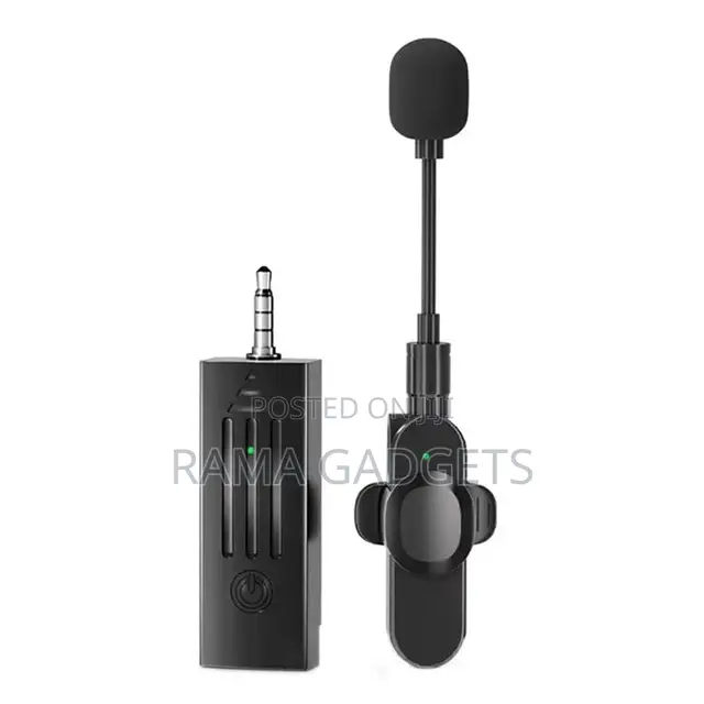 K35D Wireless Lavalier Microphone for Interview Video Reco